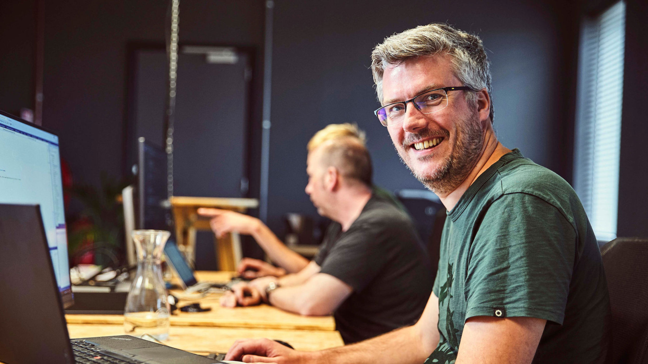 Sfeerbeeld van Ontwikkelaar op kantoor bij TRES