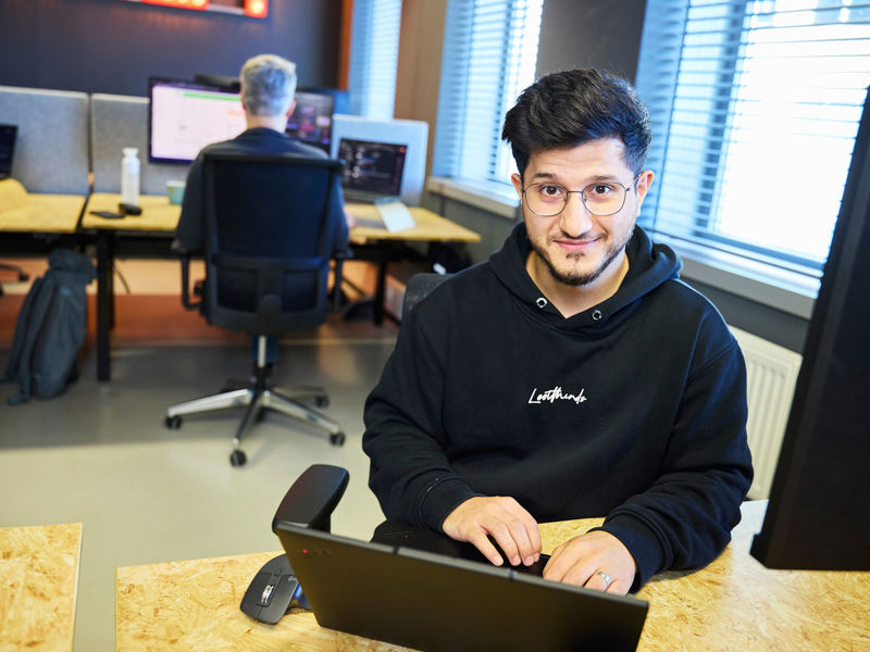 TRES collega is aan het werk