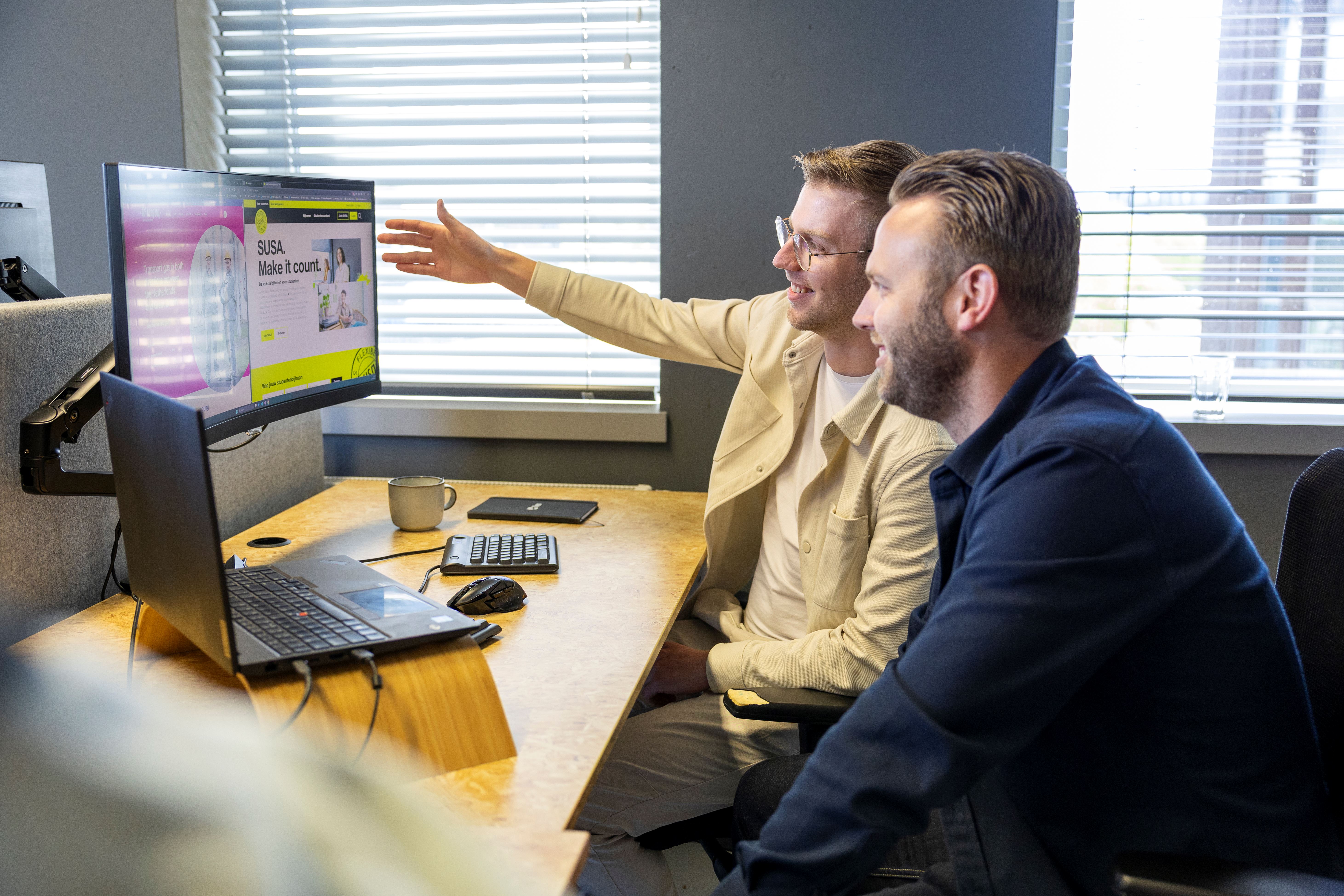Collegas Samenwerken Jeroen K En Dimer04