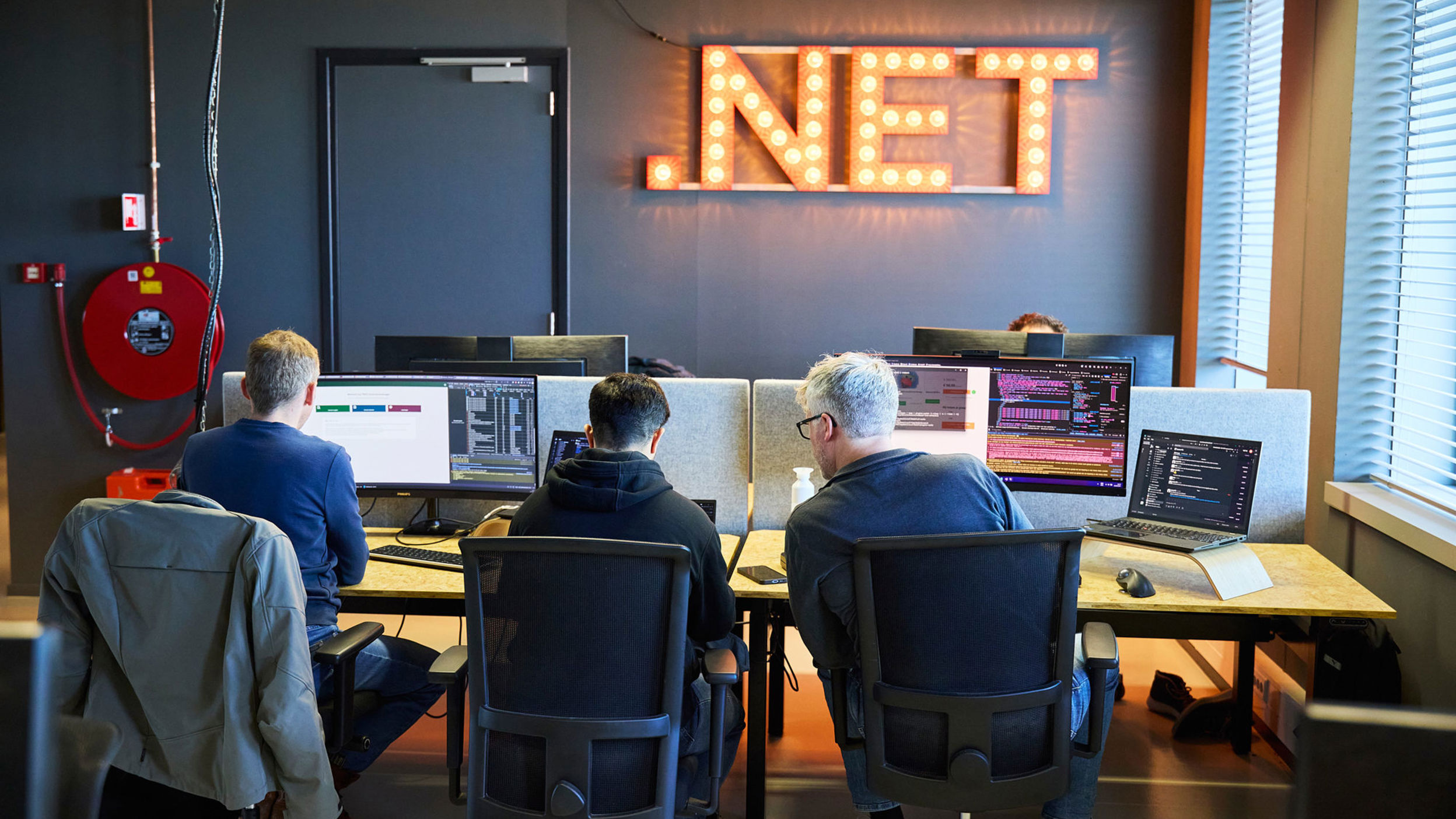 TRES developer aan het werk