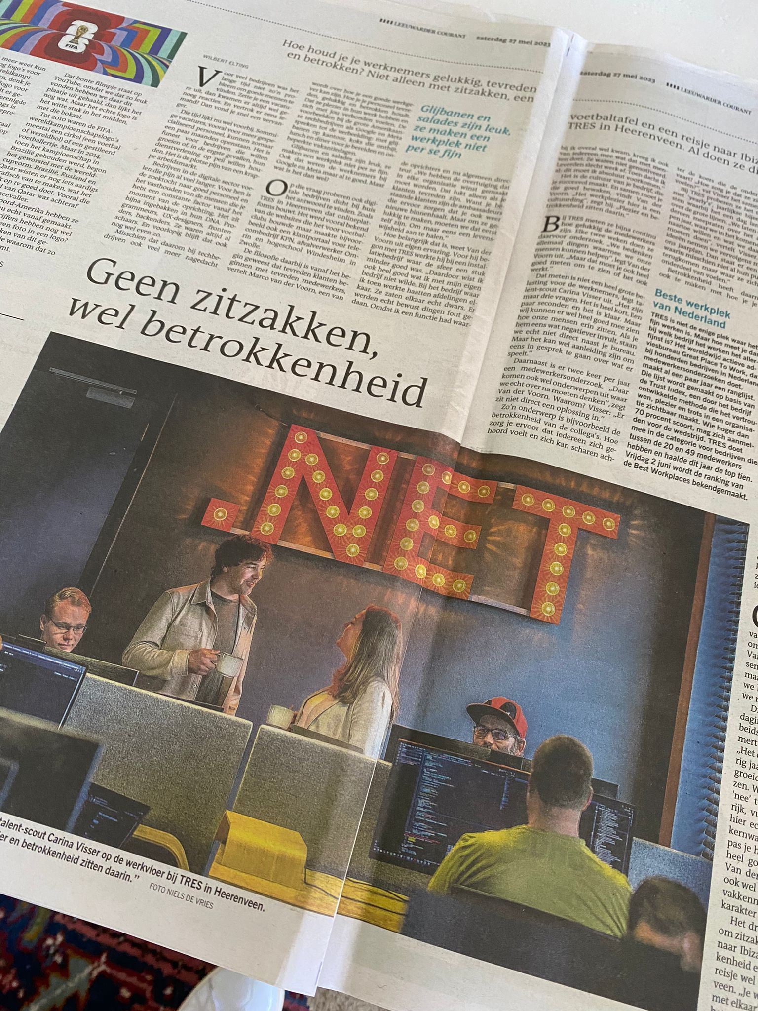 Artikel Leeuwarder Courant Best Workplace (1)
